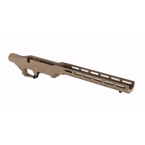 MDT LSS XL Gen 2 Carbine Stock Chassis System Ruger American SA RH FDE