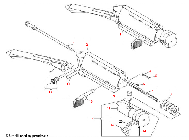 Benelli U.S.A.® M2 Bolt Assembly 