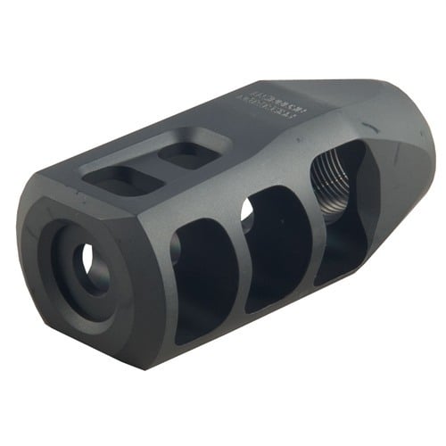 AR .308 PRECISION ARMAMENT M11 Muzzle Brake 30 Caliber 5/8-24 SS Black ...