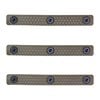 SLATE BLACK INDUSTRIES SLATE GRIP M-LOK PANELS 3-SLOT FDE 3-PACK