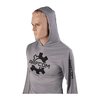 AR15.COM ARFCOM BAHAMA HOODED SHIRT LG GRAY