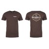 BROWNELLS MENS TSHIRT ESPRESSO W/ HEX LOGO 2XL