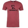 MENS TSHIRT CARDINAL W/ BROWNELLS LOGO LG