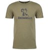 MENS TSHIRT LIGHT OLIVE W/ BROWNELLS LOGO LG